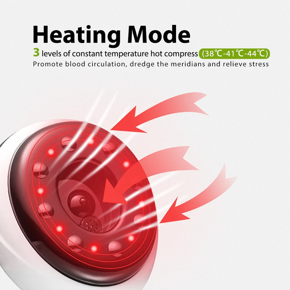 Intelligent LCD Display Cupping Device Body Massage