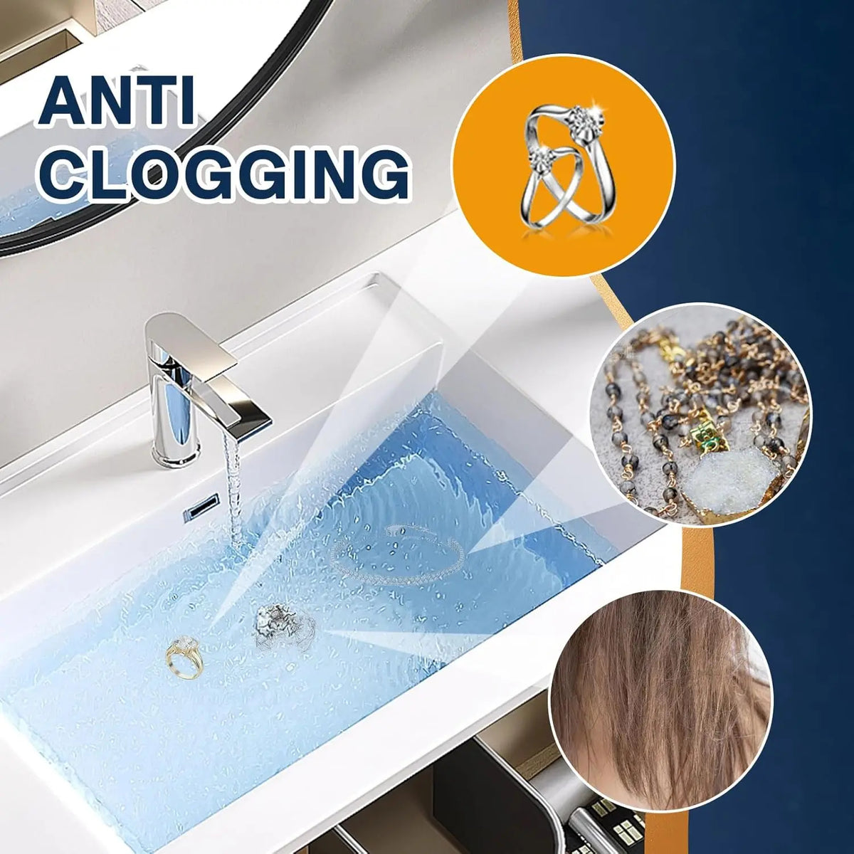 Bathroom Sink Drain Strainer